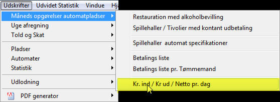 Spilleautomater udlodning